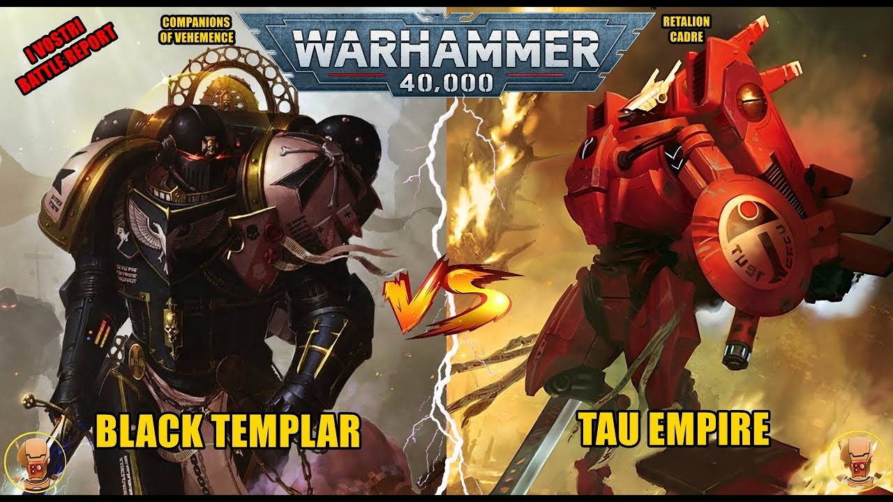 Black Templar VS Tau Empire  battle report ita 1000 pt