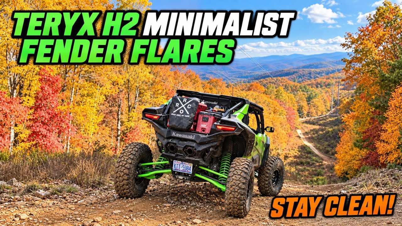 Расширители крыльев Kawasaki Teryx H2... оставайтесь чистыми!