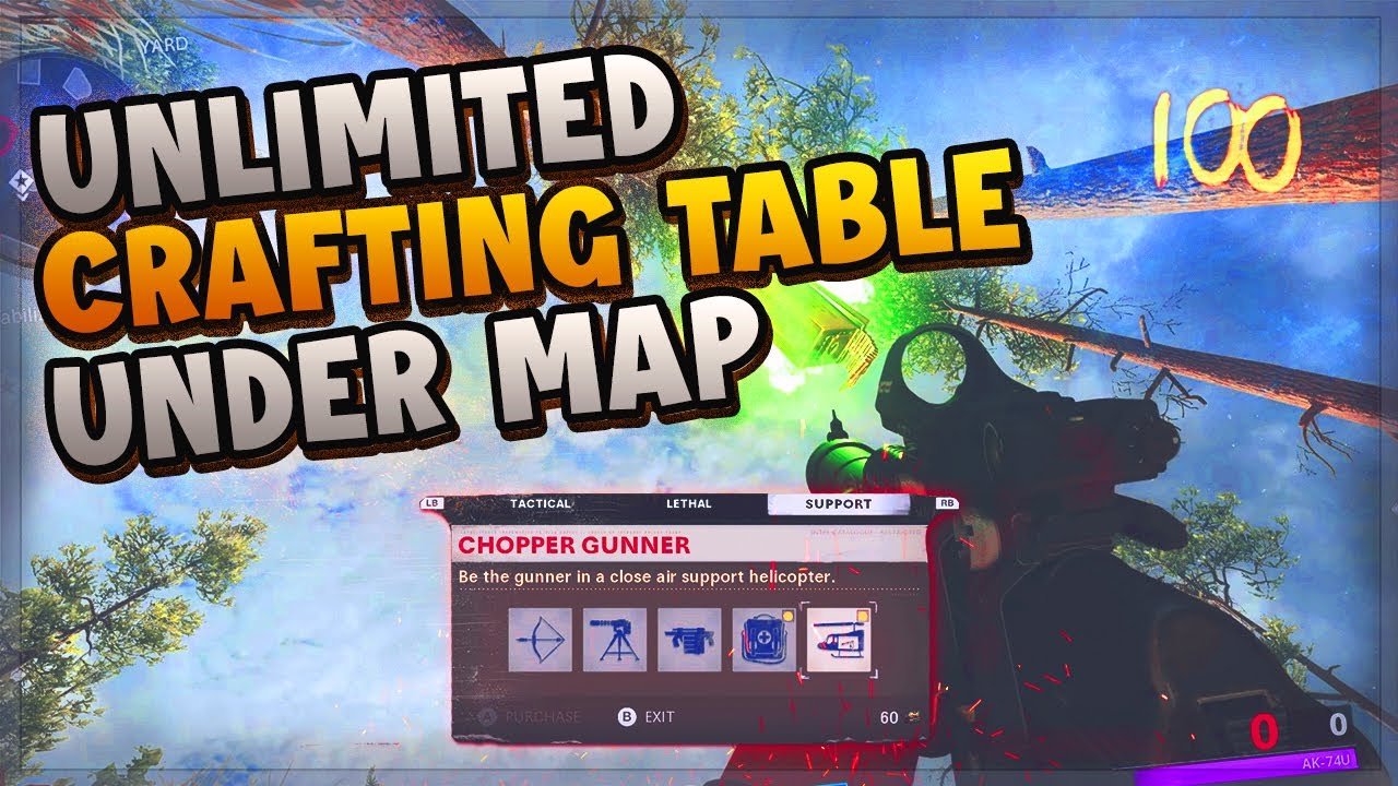 Cold War Zombies Glitches - Unlimited Crafting Table/Killstreaks + Under Map - Die Maschine Glitches