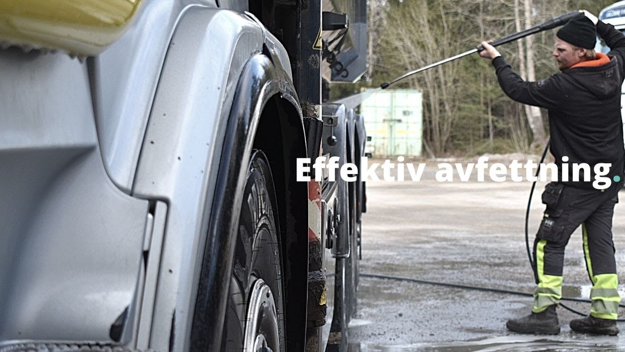 S&aring; tv&auml;ttar ni lastbilen med Ecoren&reg; kallavfettningsmedel f&ouml;r heavy duty lastbilstv&auml;tt