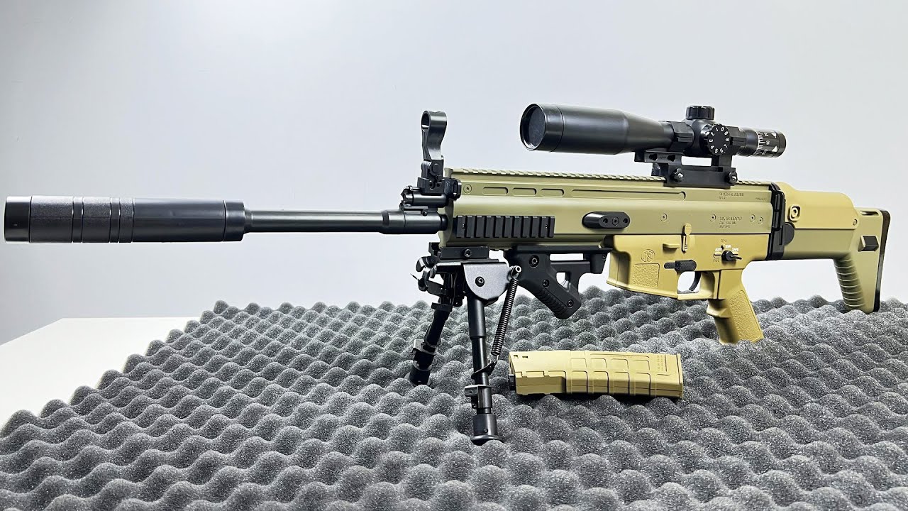 Scar-L V2 New Style X8 Scope Gel Splatter Ball blaster gel gun