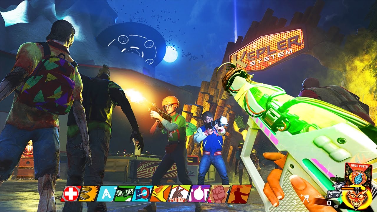ALIENS VS YOUTUBERS - INFINITE WARFARE ZOMBIES EASTER EGG GAMEPLAY! (Zombies In Spaceland)