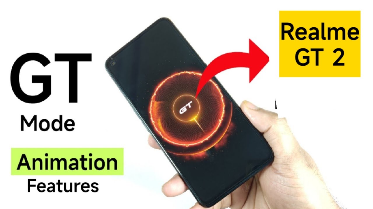 Realme GT 2 GT Mode Features & Animation