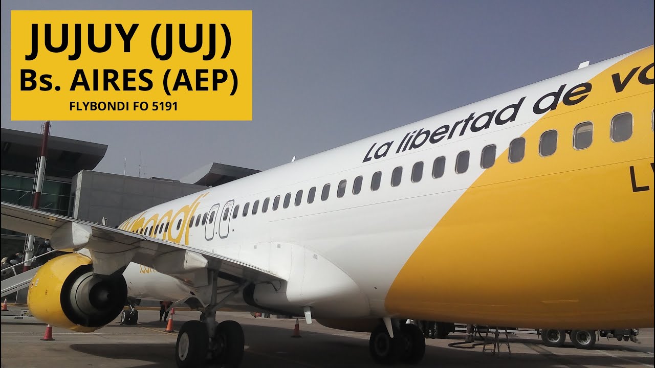 CR&Oacute;NICA DE VIAJE | JUJUY - AEROPARQUE (Flybondi LV-HFR)