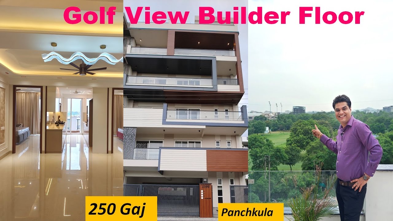 New Builder floor Panchkula | 250 gaj builder floor for sale golf view | 3 bhk Builder floor