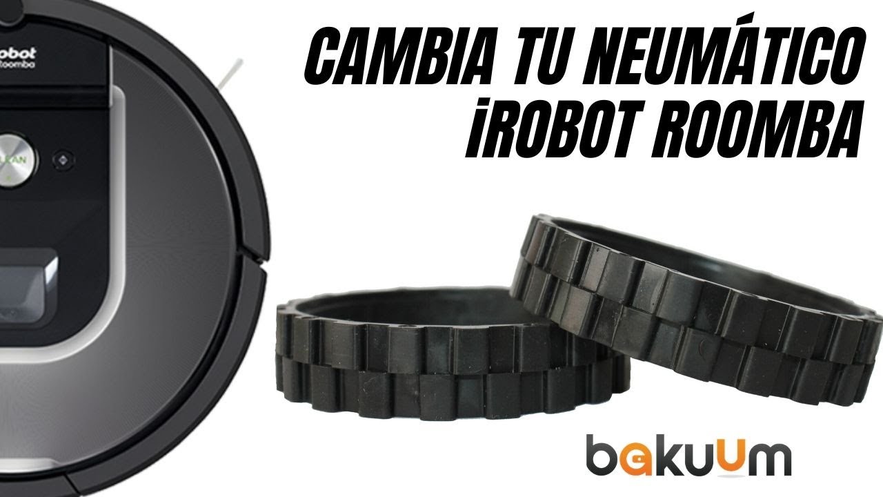 Cómo cambiar el neumático de la rueda iRobot Roomba | Series 500 600 700 800 900 i e