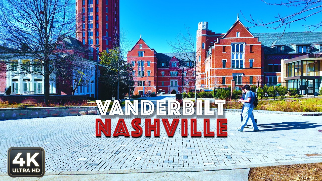 [4K] Vanderbilt University Walking Tour | Nashville, TN 🎓