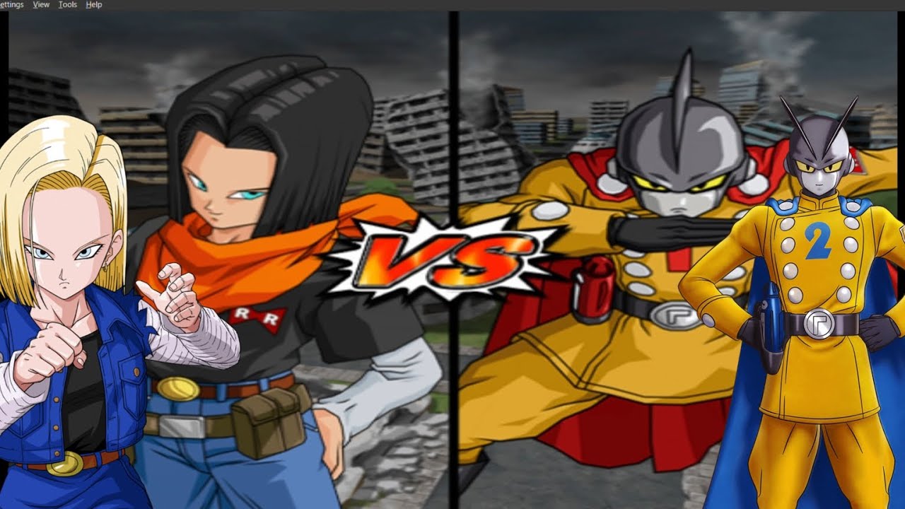 Androids vs Gammas |🤯 you never seen a fight like this☠️| dbzbt4 #androidsaga #dbzbt4mods