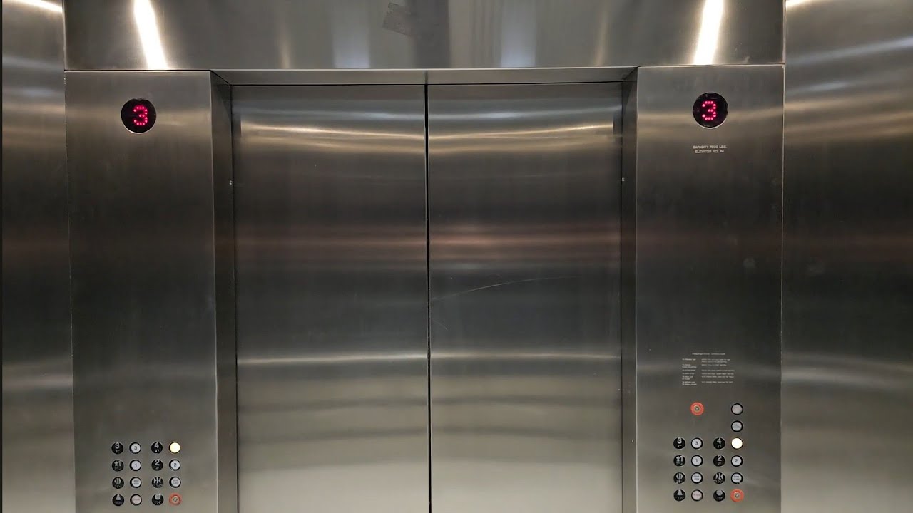Final Ride! Otis Hydraulic Elevator @ East Broadway - Mall of America - Bloomington, MN