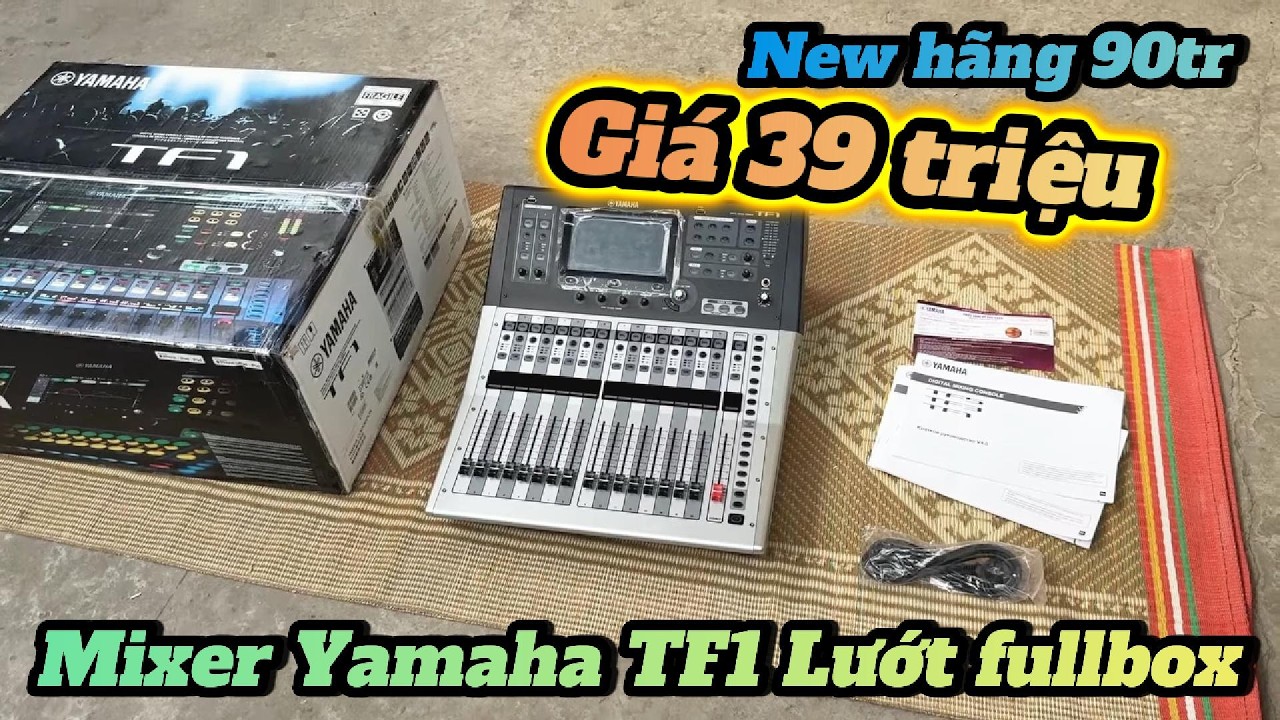 Yamaha TF1 Lướt Fullbox, Giá Chỉ 39tr (New Hãng gần 90tr), Mixer đáng trải nghiệm