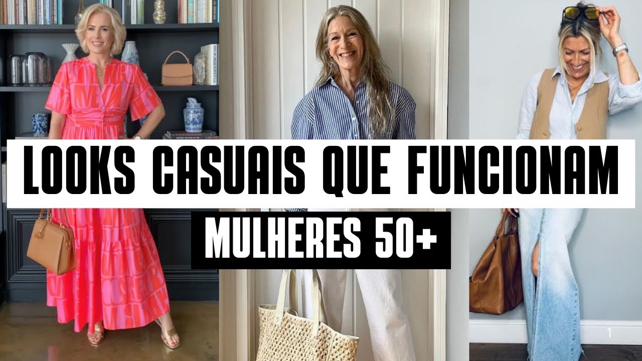LOOKS CASUAIS PARA MULHERES MADURAS que querem se vestir bem sem esforço