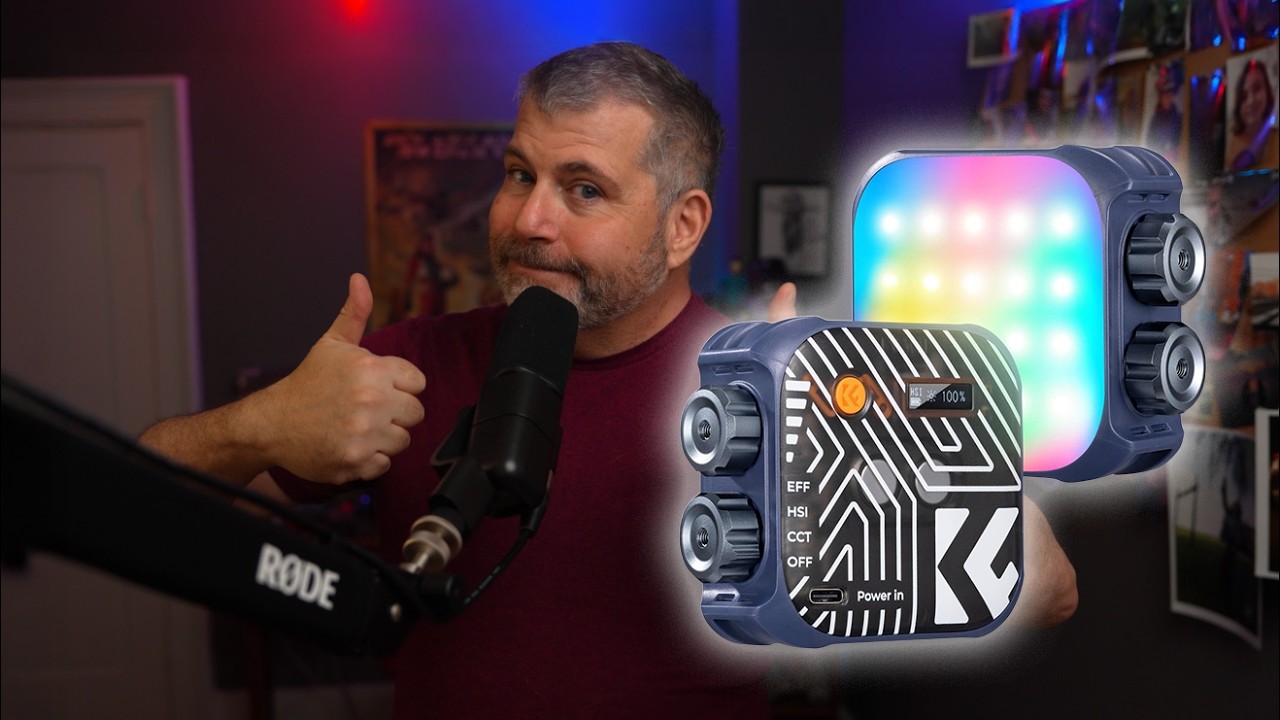 The Best Portable Light for On-The-Go Creators? - K&F RGB Review