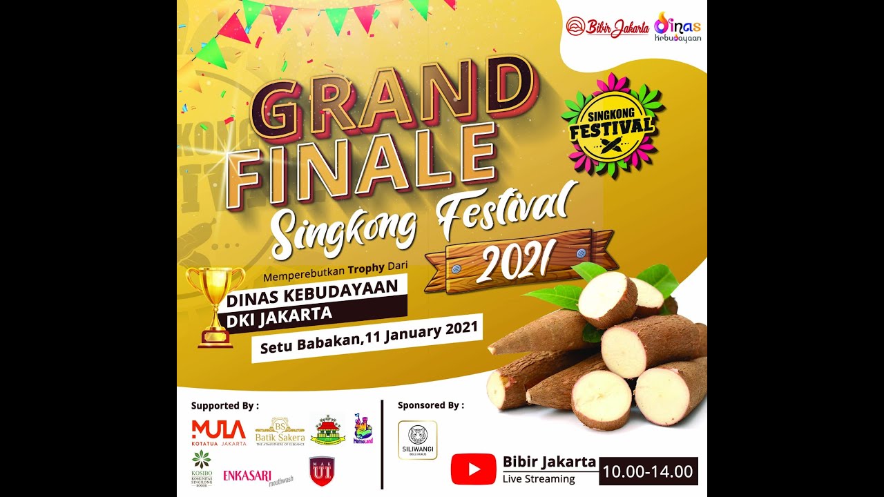 SINGKONG FESTIVAL FINAL. Dinas Budaya DKI - LOMBA MASAK - Bibirjakarta