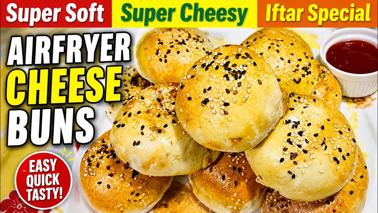 Ramzan Special Super Soft Cheesy Chicken Buns | One Bite & You’ll Love It! 🧀🍗