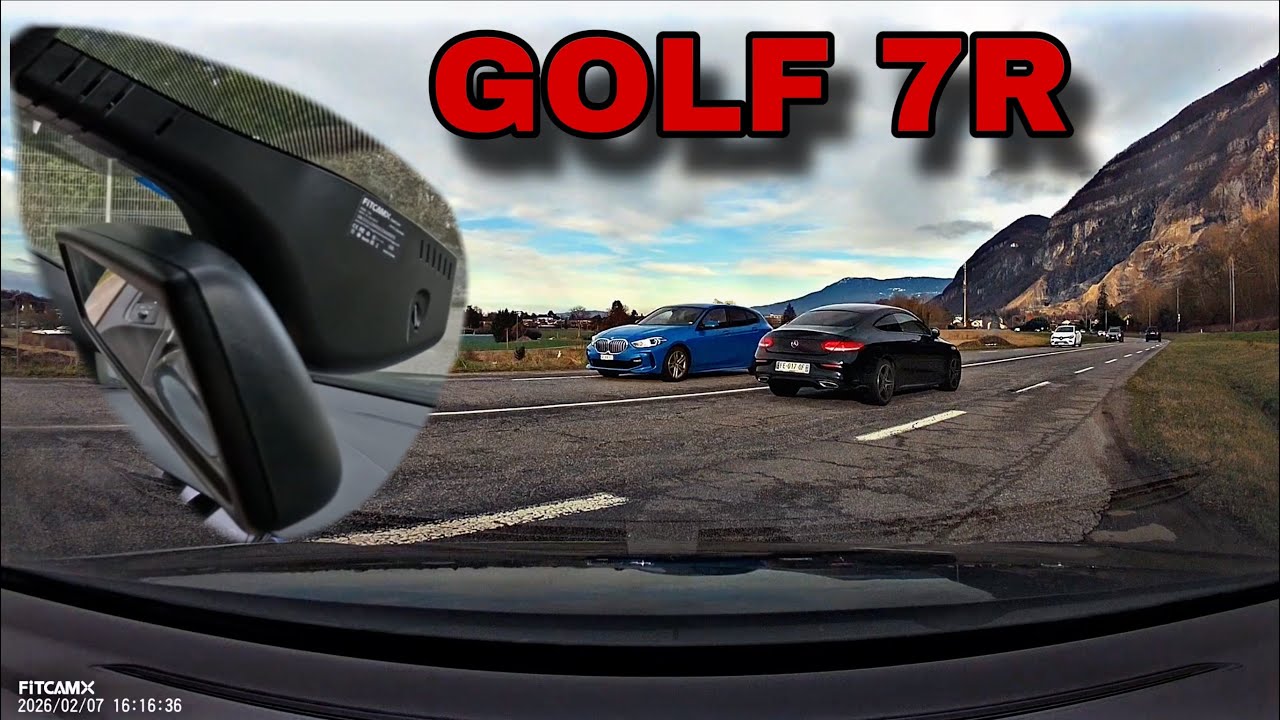 Installing 4K OEM Dash Cam on VW Golf 7 R + ROAD TEST (Pop & Bangs! 💥)