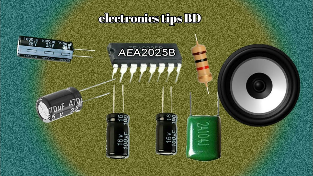 tea2025b amplifier circuit diagram