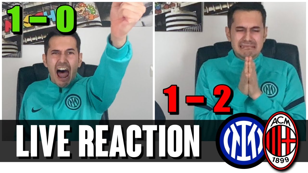 SOFFRO DI BRUTTO 💢🤐 INTER-MILAN 1-2 LIVE REACTION