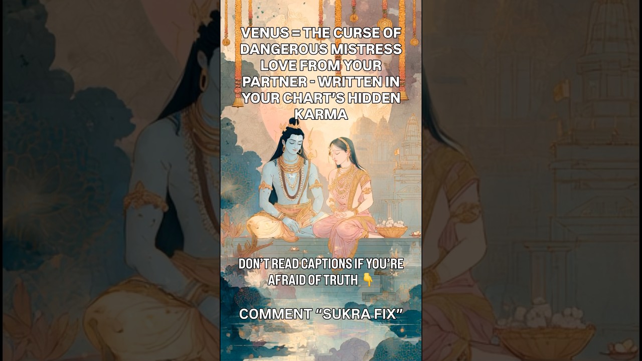 VENUS = THE CURSE OF DANGEROUS MISTRESS LOVE FROM YOUR PARTNER - IN YOUR CHART’S HIDDEN KARMA