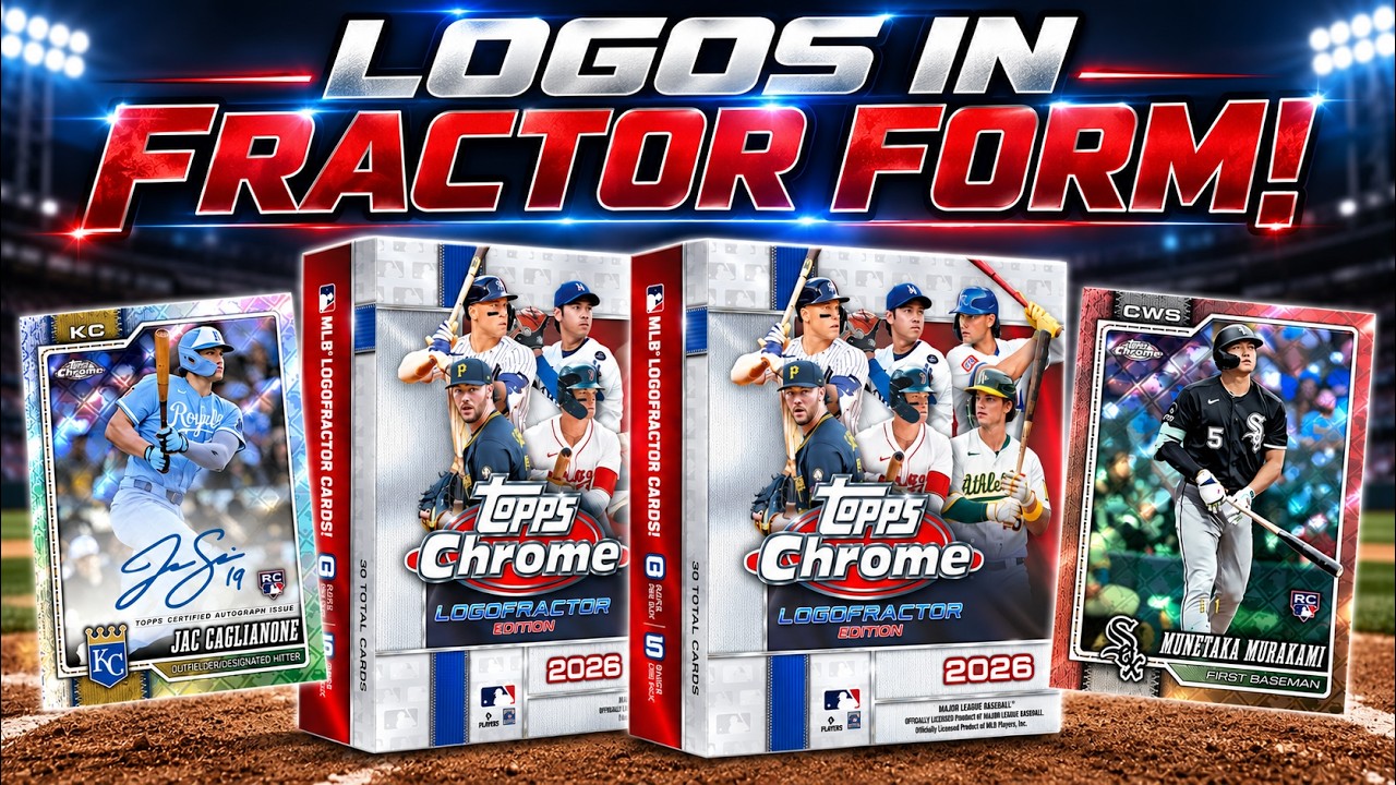 СТОЯТ ЛИ ОНИ СВОИХ $200 ЗА КОРОБКУ?!? Обзор 2026 Topps Chrome Baseball Logofractor!