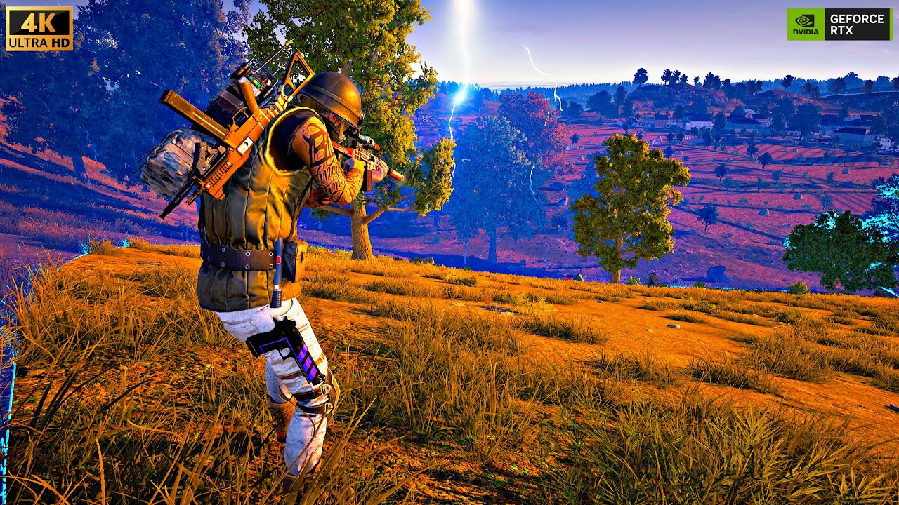 PUBG Erangel: RTX 5090 24GB (4K Ultra Settings) | Tactical Solo Gameplay