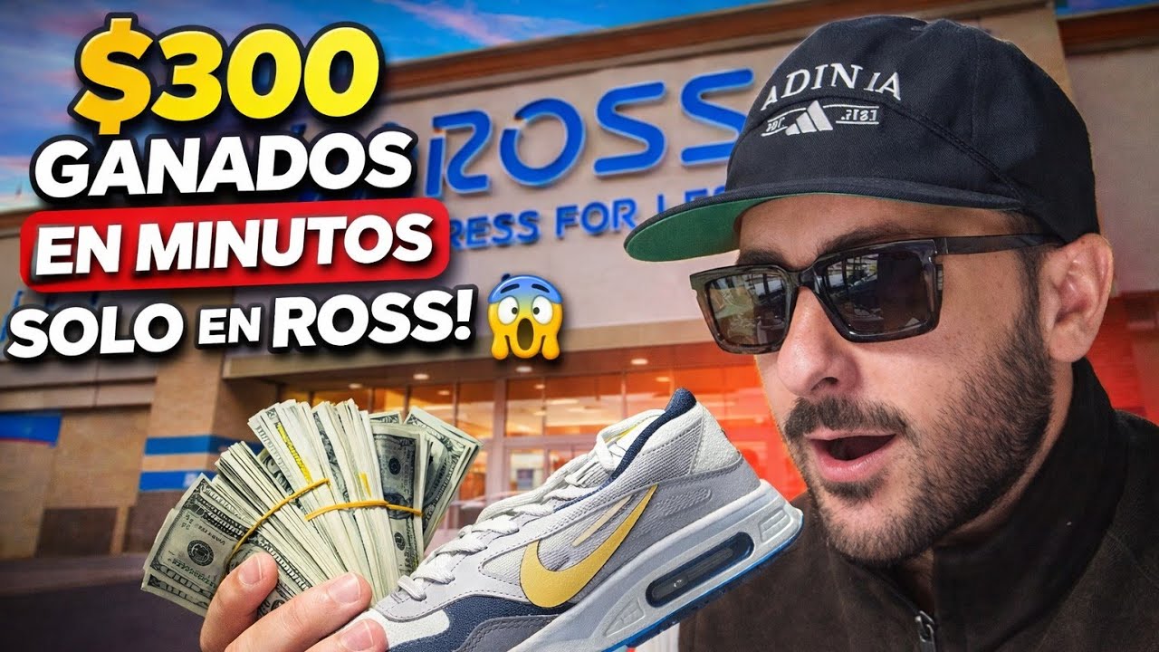 $300 GANADOS EN MINUTOS SOLO EN ROSS! 😱👟