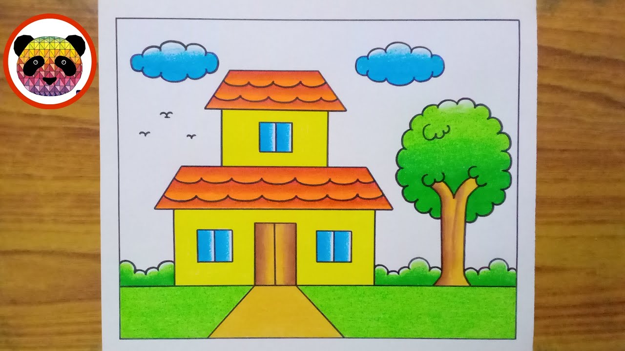 House Drawing / How to Draw a House / Home Drawing / Drawing House / House Drawing Easy Step By Step