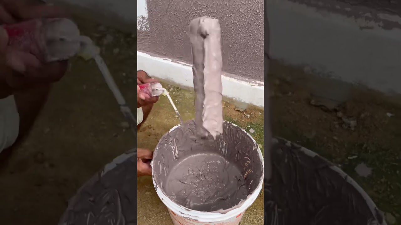 Textura Lisa na cor camur&ccedil;a em ambiente externo em im&oacute;vel de alto padr&atilde;o
