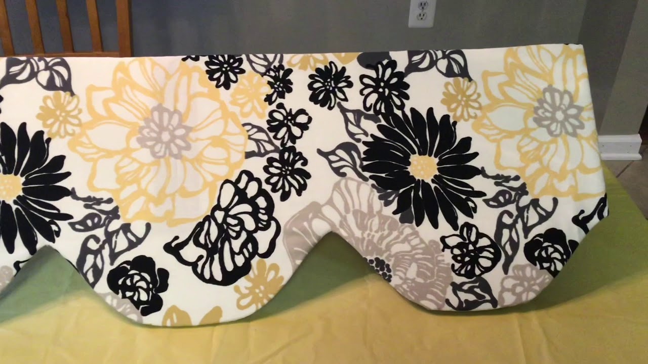 How To Make A Window Valance using Foam Board