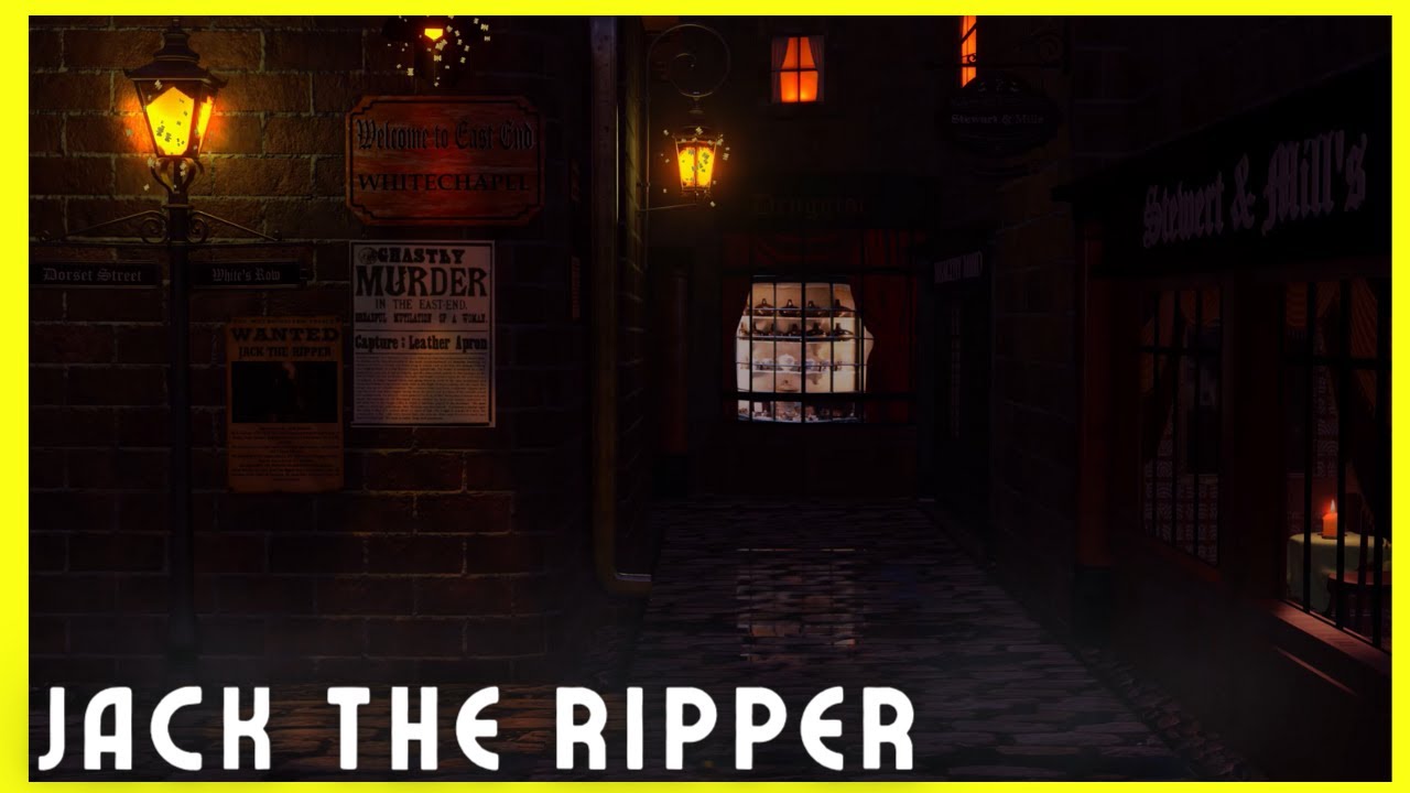 Jack the ripper, ambience - for relaxation, study, read, and sleep, or focus. ASMR