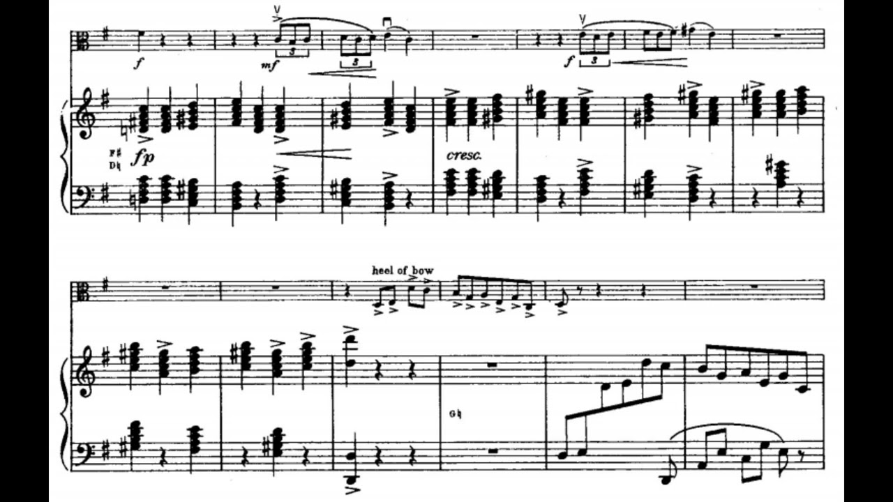 Arnold Bax - Fantasy Sonata (For Harp and Viola)