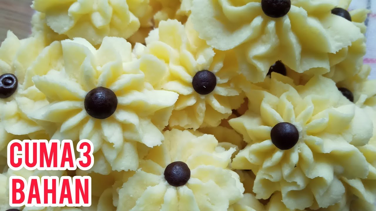 Kue Semprit Susu Super Renyah, Tanpa Oven Tanpa Mixer.