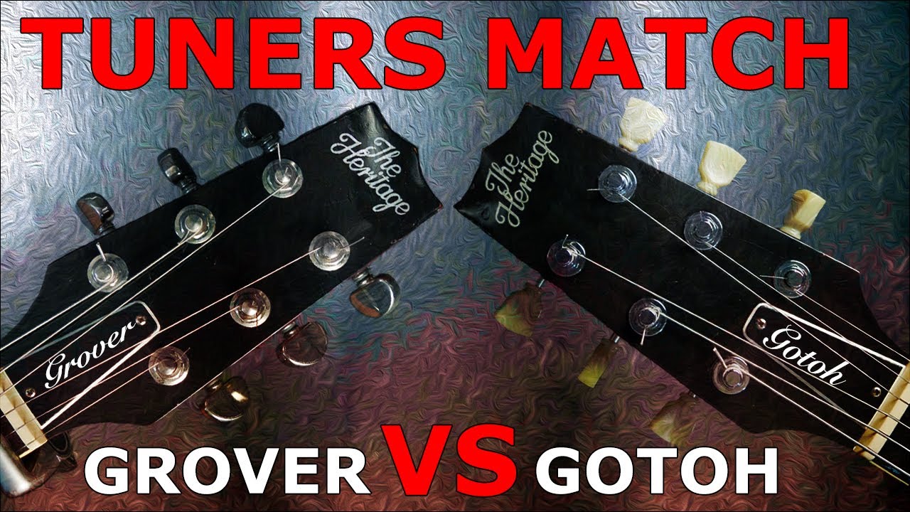 Is worth replacing guitar tuners? Watch This! | Grover Rotomatics vs Gotoh sxn510v | Heritage H150 |