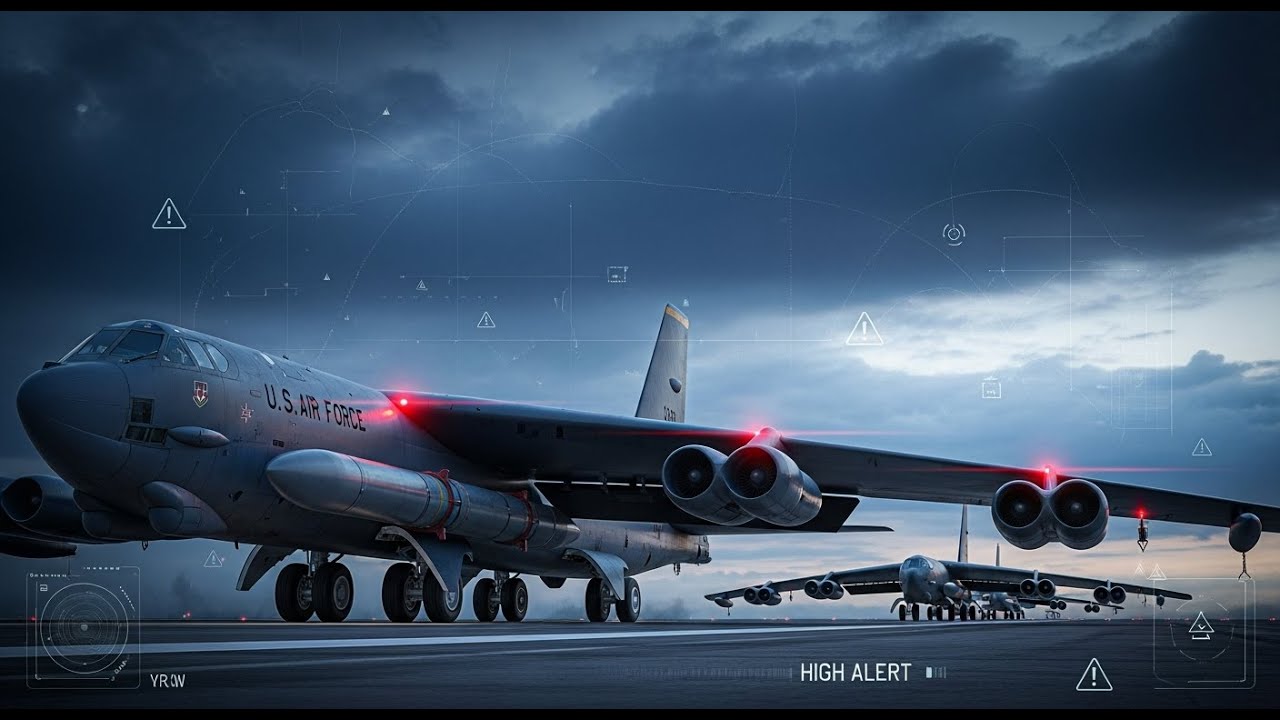 HIGH ALERT: US Deploys Dozens of B-52s Armed with Massive Cruise Missiles