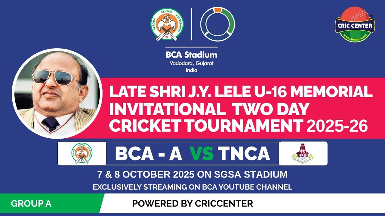 BCA - A V/S TNCA  - LATE SHRI J.Y LELE U-16 TOURNAMENT - SGSA STADIUM - DAY 2