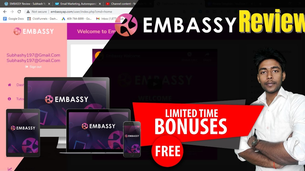 EMBASSY Review | Does It Really Work?😱 Access Custom Bonuses Right Now!👆🎁