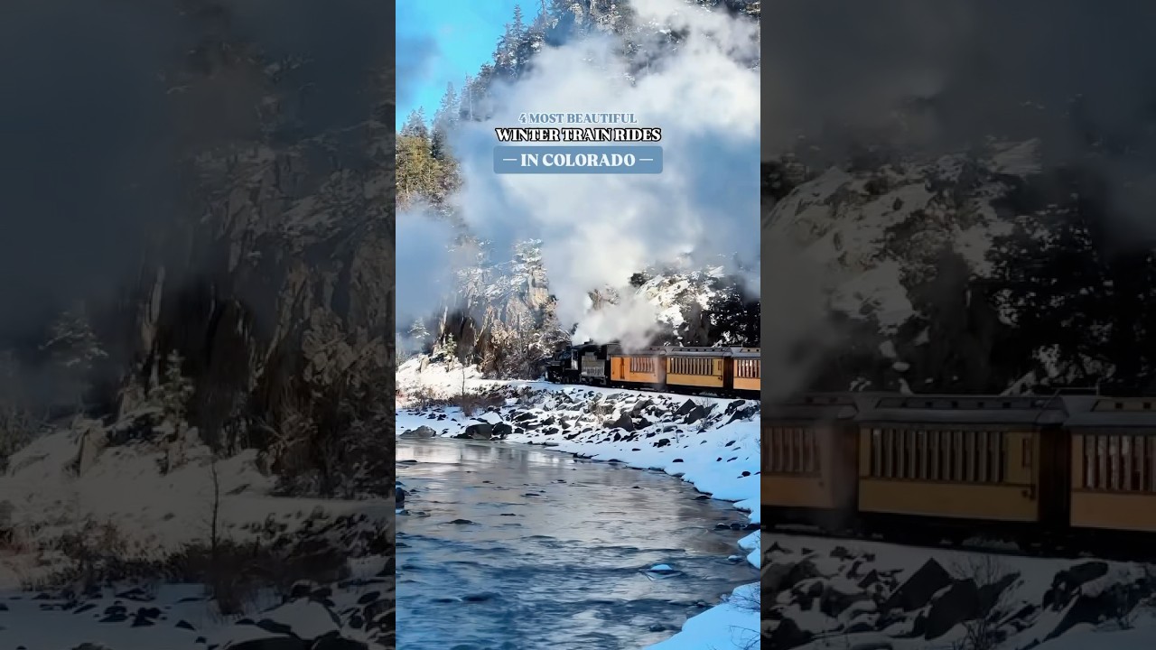 4 Scenic Train Rides to Experience in Colorado #ColoradoTrainRides #ColoradoTravel #ExploreColorado