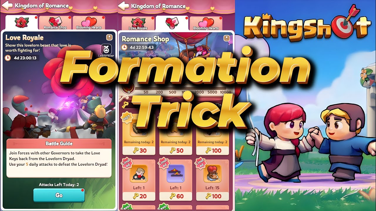 Kingshot Aşk Krallığı Etkinliği İpuçları ve En İyi Saldırı Oranı