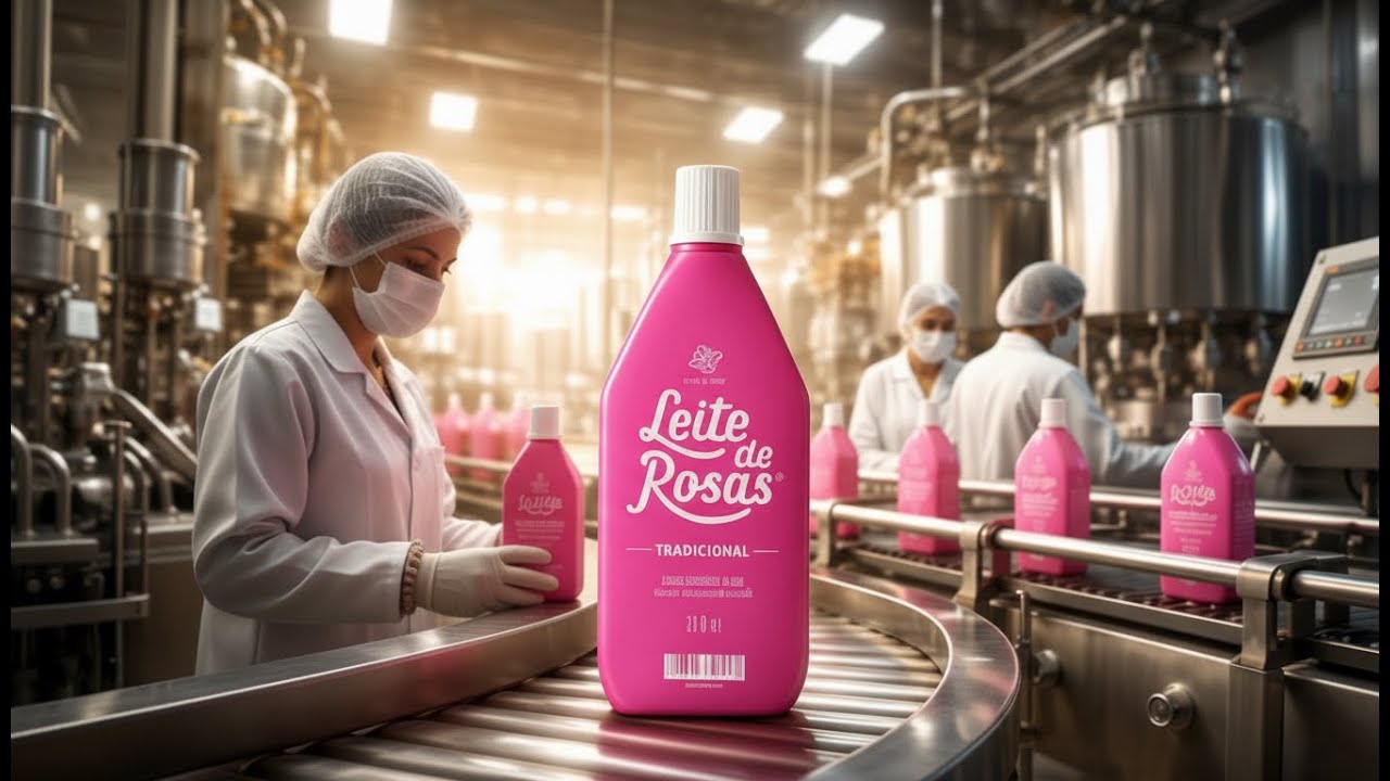 Por Dentro da Fábrica do Leite de Rosas: Como um Produto Centenário é Fabricado Até Hoje (Completo)