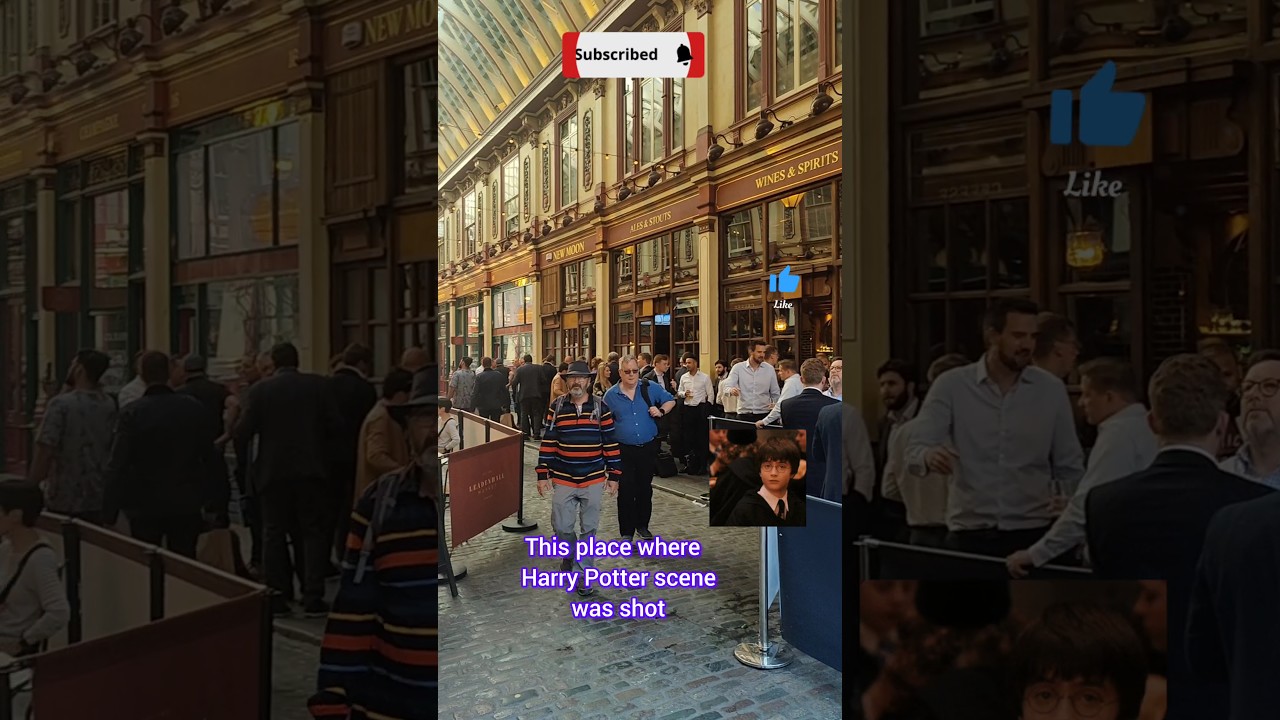 Leadenhall Market | HARRY POTTER 😱 shooting scene 