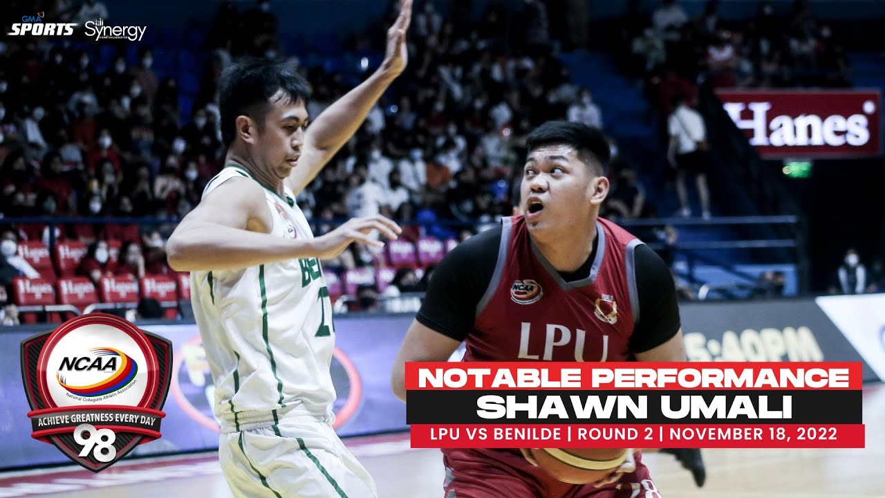 NCAA Season 98 | Notable Performance: Shawn Umali (Benilde vs LPU) | Men's Basketball Tournament R2