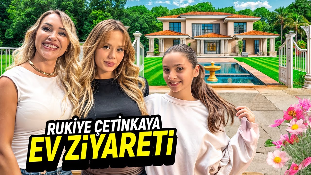 RUKİYE ÇETİNKAYA EV ZİYARETİ ! LİNOŞUMLA KAVUŞTUK !? | Gamze Karta