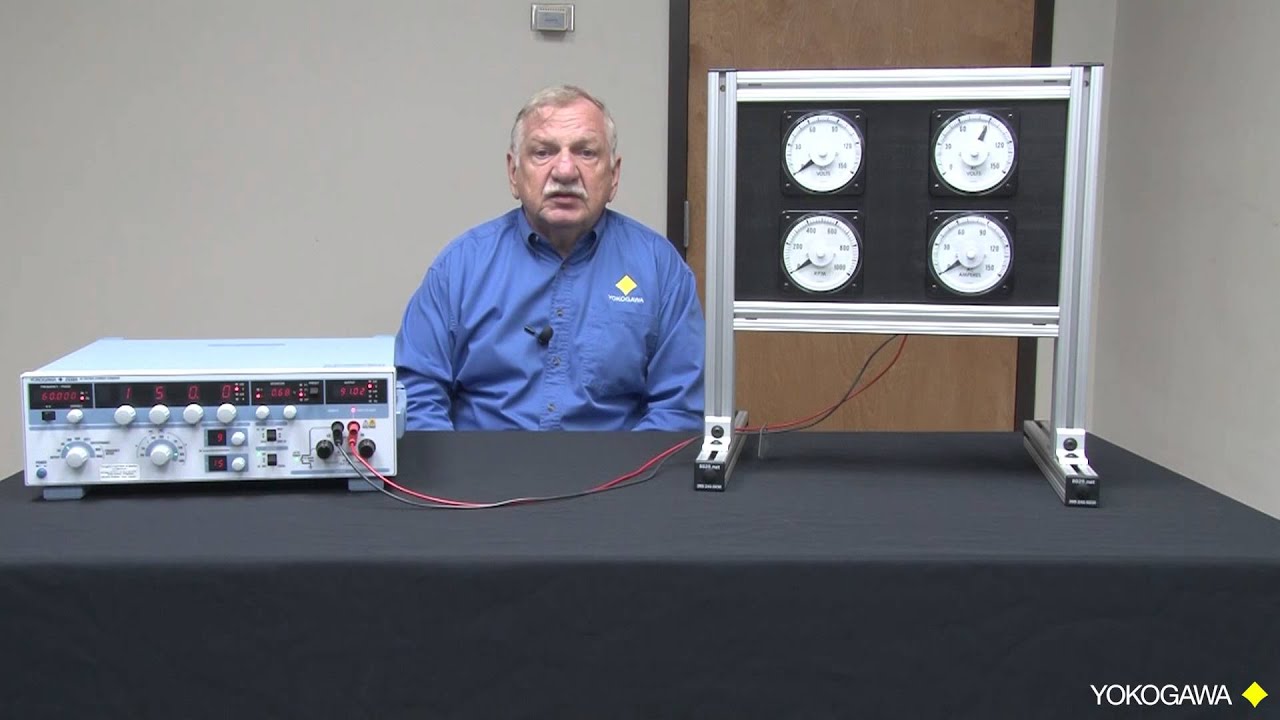 Testing AC panel meters using an AC Voltage and Current Standard