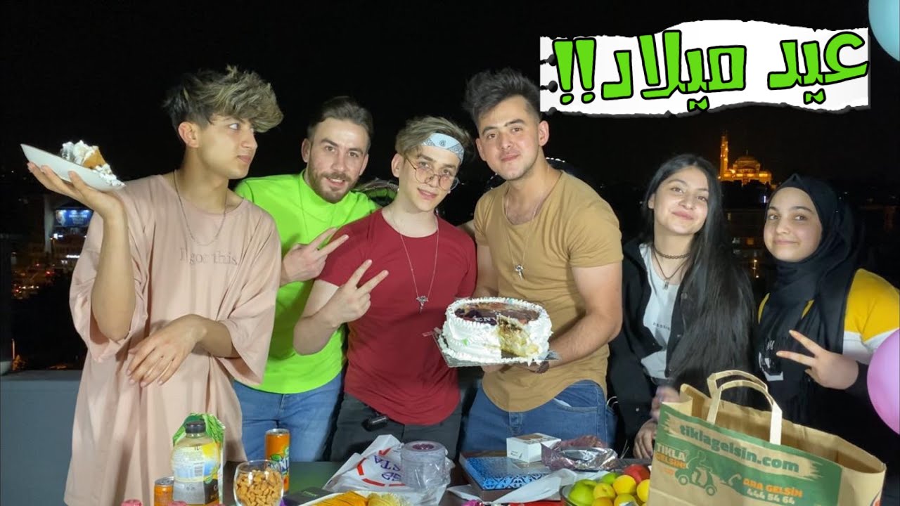 فاجئنا انور بعيد ميلاده😱شوفو كيف ردة فعلو مع فريق نور مار