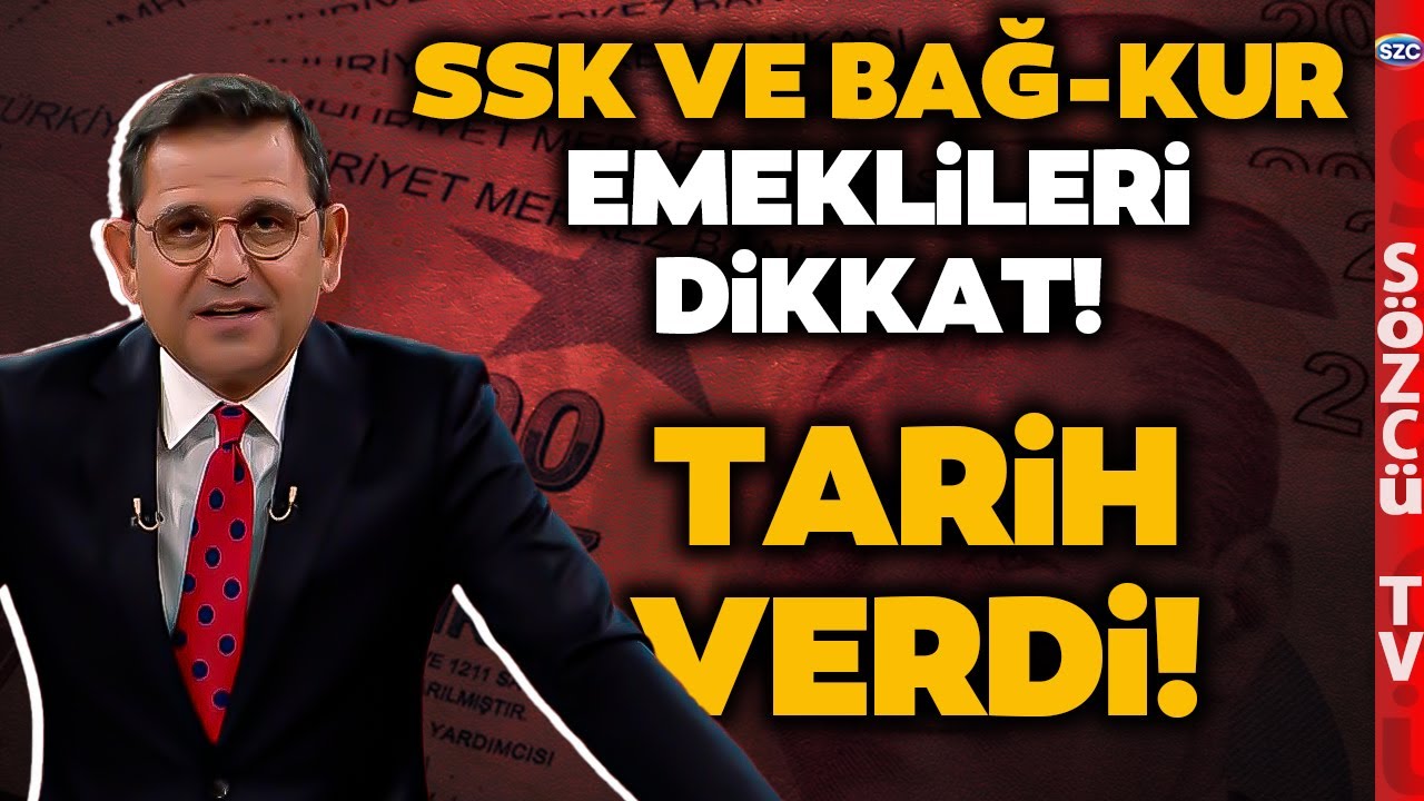 Fatih Portakal Emekliye Zam Müjdesini Verdi! SSK ve BAĞ-KUR Emeklileri Dikkat