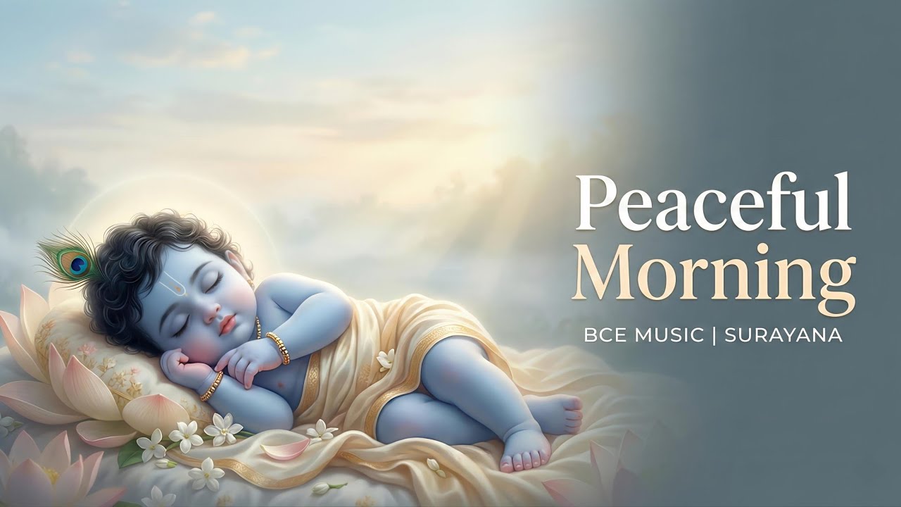 Peaceful Morning | Baby Krishna Flute Melody | Surayana 