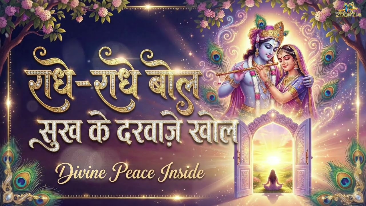 राधे-राधे बोल 🙏 सुख के दरवाज़े खोल | Heart Touching Krishna Bhajan | Radhe Naam Mahima