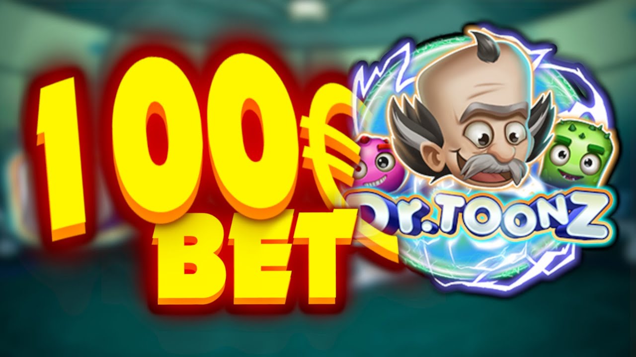 BIG WIN Dr Toonz 100&euro; bet Slot from Play'n GO