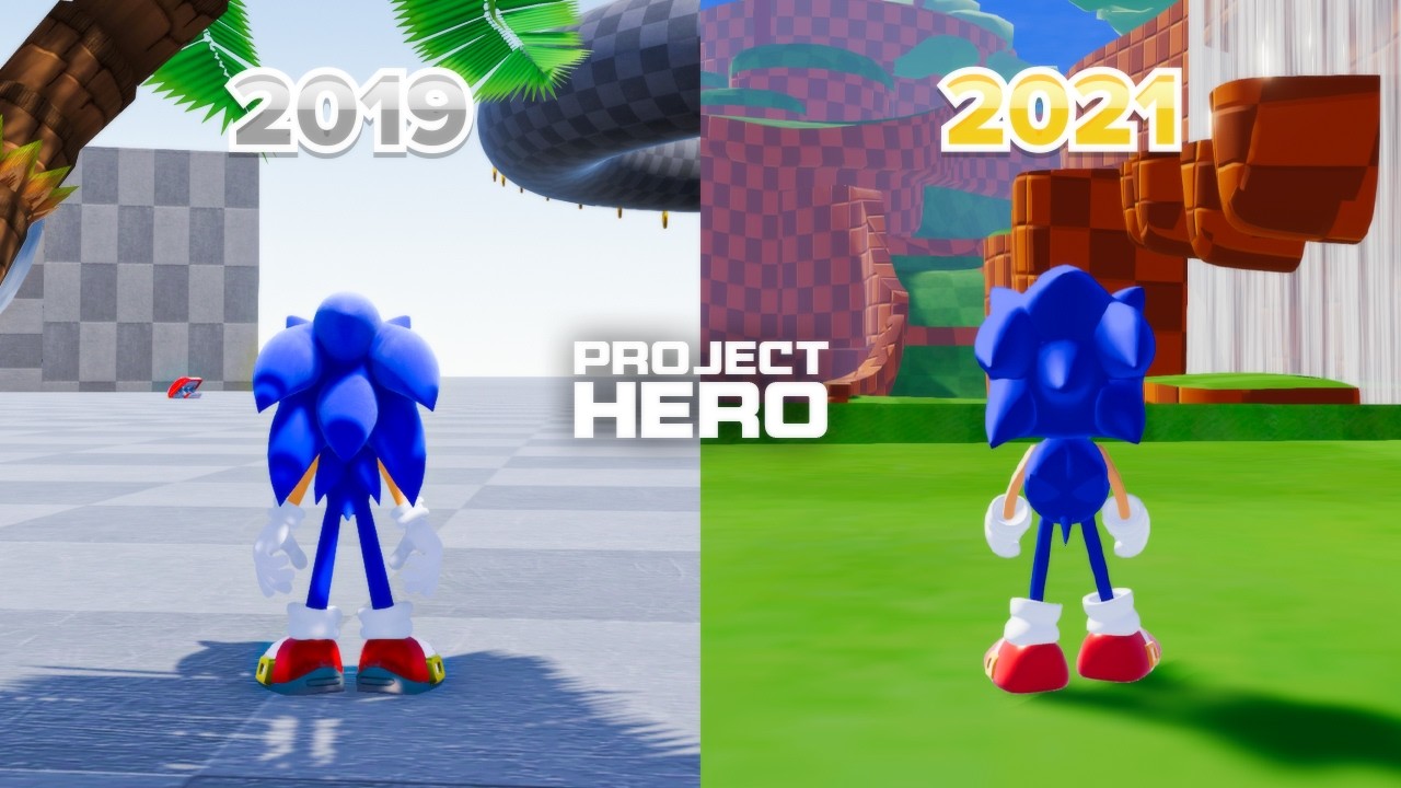 Evolution of Sonic Project Hero (2019 - 2021)