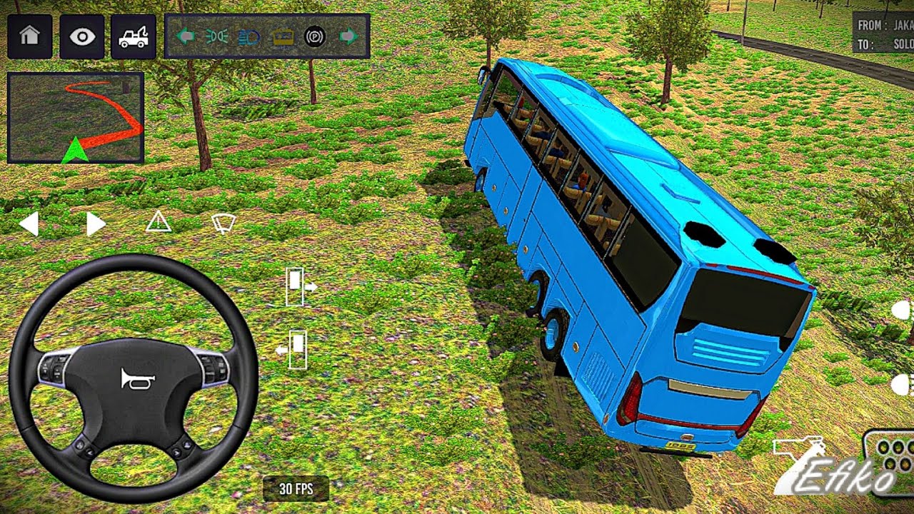 euro coach bus simulator 💥 || indonesia bus simulator 
