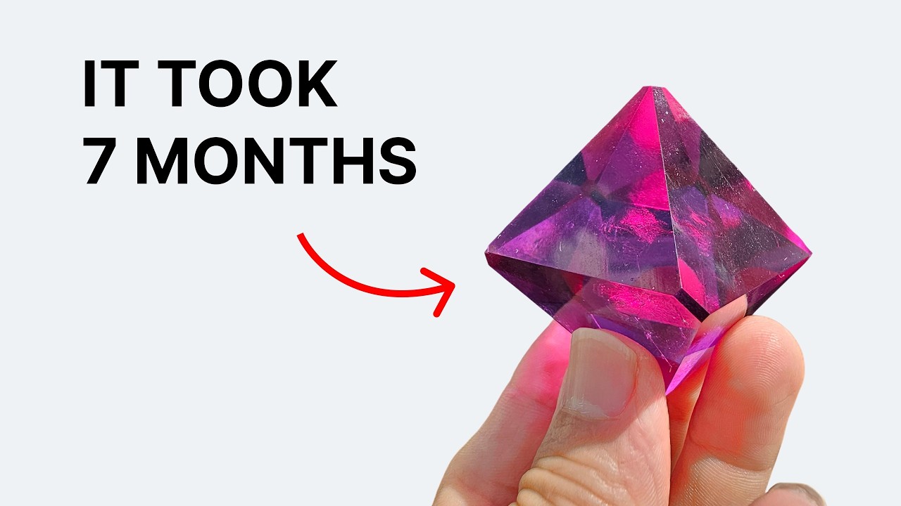 Growing DIY Beautiful Purple Crystals at Home!